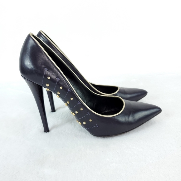 ysl studded shoes